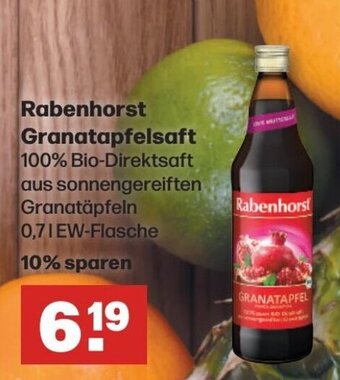 Handelshof Rabenhorst Granatapfelsaft 0,7 l EW-Flasche Angebot