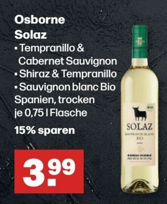 Handelshof Osborne Solaz 0,75 l Flasche Angebot