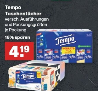 Handelshof Tempo Taschentücher Angebot