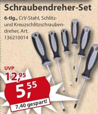 Sonderpreis Baumarkt Schraubendreher-Set 6-tlg., Angebot