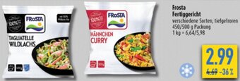 diska Frosta Fertiggericht 450/500 g Packung Angebot