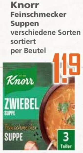 Klaas und Kock Knorr Feinschmecker Suppen Angebot