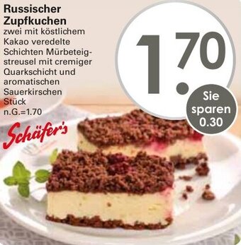 WEZ Schäfer's Russischer Zupfkuchen Angebot