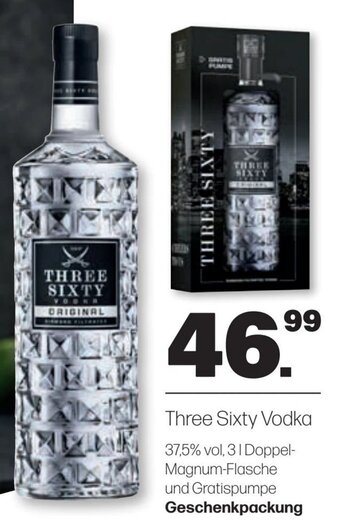 Handelshof Three Sixty Vodka 37,5% vol Angebot