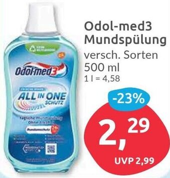 Budni Odol-med3 Mundspülung 500 ml Angebot