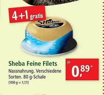 Fressnapf Sheba Feine Filets Angebot