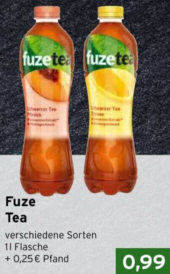 CAP Markt Fuze Tea 1 L Flasche Angebot