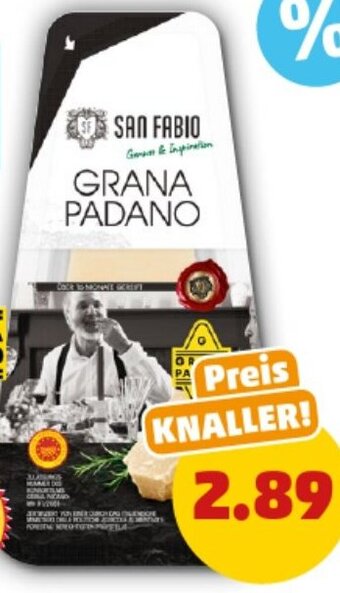 PENNY SAN FABIO Grana Padano 200 g Packung Angebot