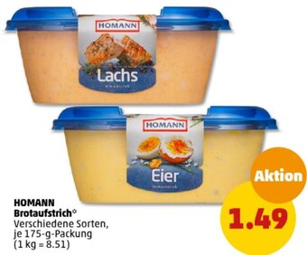 PENNY HOMANN Brotaufstrich 175 g Packung Angebot