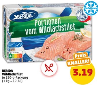 PENNY BERIDA Wildlachsfilet 250 g Packung Angebot