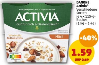 PENNY DANONE Activia 4x115 g Becher Angebot