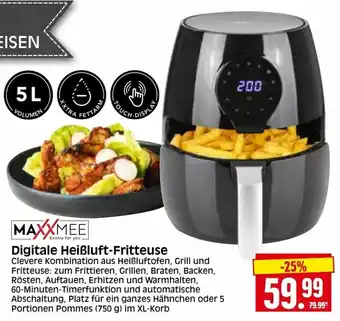 Edeka Herkules Maxxmee Digitale Heißluft Fritteuse Angebot