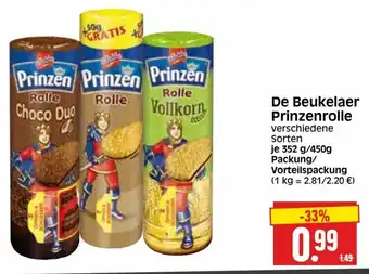 Edeka Herkules De Beukelaer Prinzenrolle 352/450g Angebot