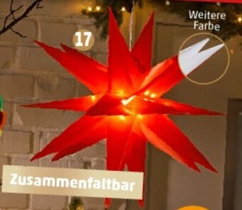 PENNY 40er-LED 3D-Weihnachtsstern Angebot