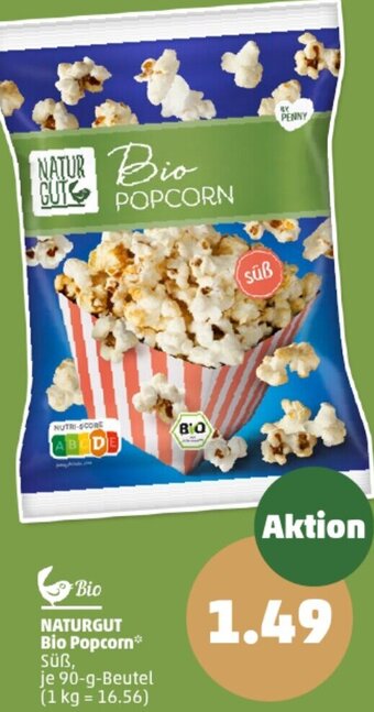 PENNY NATURGUT Bio Popcorn 90 g Beutel Angebot