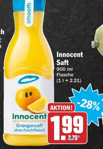 Hit Innocent Saft 900ml Angebot