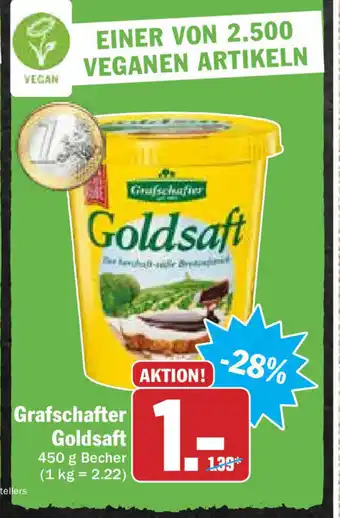 Hit Grafschafter Goldsaft 450g Becher Angebot