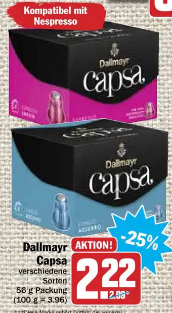 Hit Dallmayr Capsa 56g Angebot