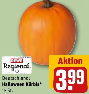 REWE Halloween Kürbis Angebot