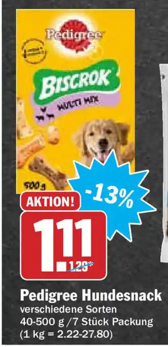 Hit Pedigree Hundesnack 40-500g Angebot