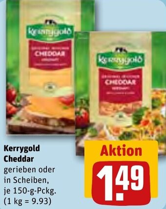 REWE Kerrygold Cheddar 150 g Pckg. Angebot