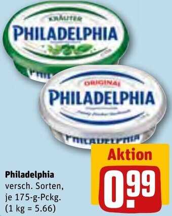 REWE Philadelphia 175 g Pckg. Angebot