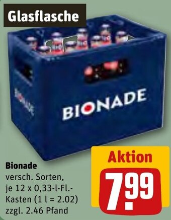 REWE Bionade 12x0,33 L-Fl. Kasten Angebot