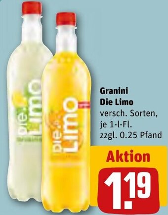 REWE Granini Die Limo 1 L-Fl. Angebot