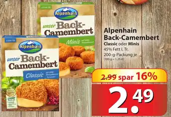 Famila Nord Ost Alpenhain Back Camembert 200g Angebot