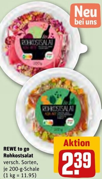 REWE REWE to go Rohkostsalat 200-g-Schale Angebot