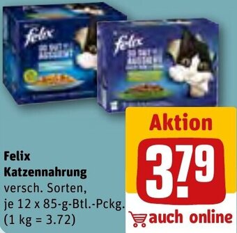 REWE Felix Katzennahrung 12 x 85-g-Btl. Pckg. Angebot