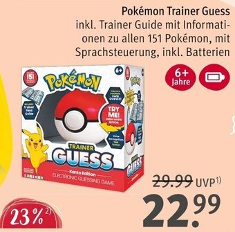 Rossmann Pokémon Trainer Guess Angebot