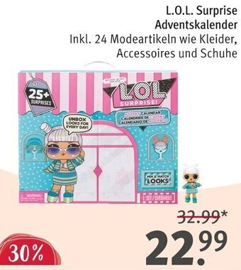 Rossmann L.O.L. Surprise Adventskalender Angebot