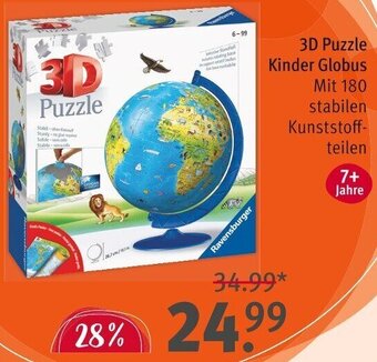 Rossmann Ravensburger 3D Puzzle Kinder Globus Angebot