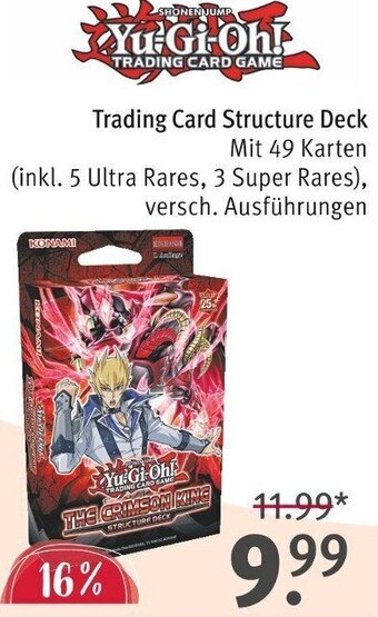 Rossmann Yu-Gi-Oh Trading Card Structure Deck Angebot