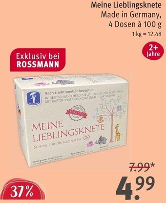 Rossmann Meine Lieblingsknete Angebot