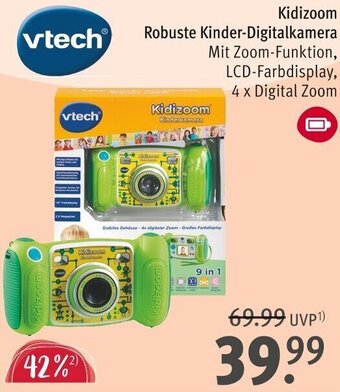 Rossmann vtech Kidizoom Robuste Kinder-Digitalkamera Angebot