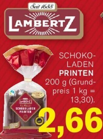 KODi LAMBERTZ SCHOKOLADEN PRINTEN 200 g Angebot