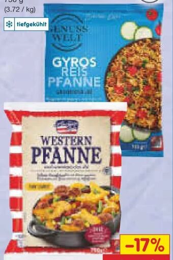 Netto Marken-Discount Pfannengerichte tiefgekühlt Angebot