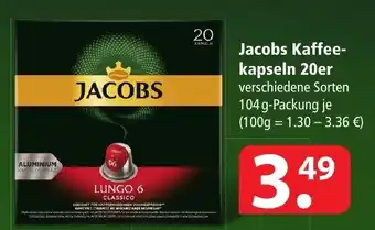 Famila Nord Ost Jacobs Kaffeekapseln 20er 104g Angebot