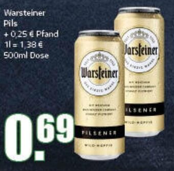 Ihr Frischmarkt Warsteiner Pils 500ml Angebot