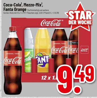 trinkgut Coca-Cola, Mezzo-Mix, Fanta Orange 12*1L Angebot