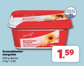 Combi Jeden Tag Sonnenblumen-margarine 500 g Angebot