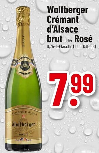 trinkgut Wolfberger Crémant d'Alsace brut oder Rosé 750ml Angebot