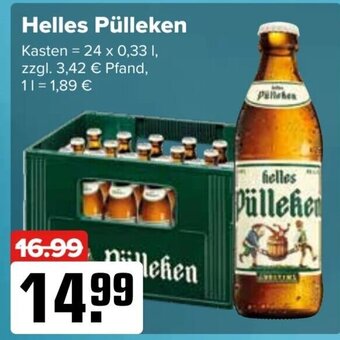 Logo Getränkemarkt Helles Pülleken 24*330ml Angebot