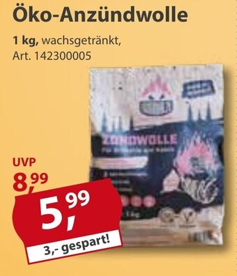 Sonderpreis Baumarkt Öko-Anzündwolle 1 kg Angebot