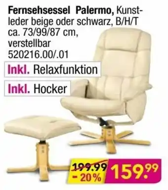 Möbel Boss Fernsehsessel Palermo Angebot