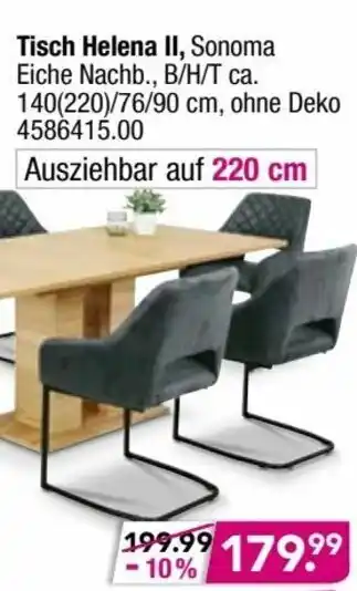 Möbel Boss Tisch Helena II Angebot