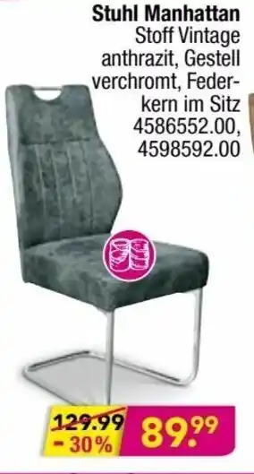 Möbel Boss Stuhl Manhattan Angebot