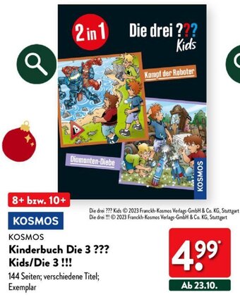 Aldi Nord KOSMOS Kinderbuch Die 3 ??? Kids/Die 3 !!! Angebot